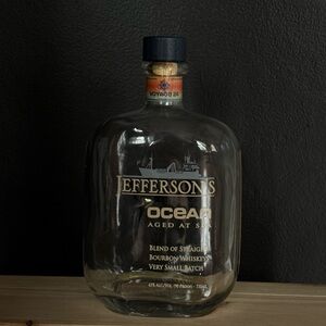 Jefferson’s Bourbon Ocean EMPTY BOTTLE